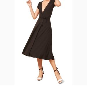 Reformation Becca Dress in Black